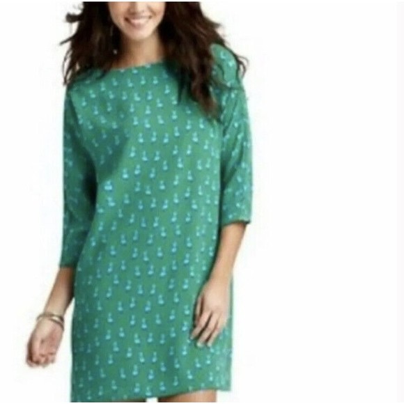 LOFT Sheath Dress Parrot Print 3/4 Sleeve Office Work Kitchy Small NWT’s - Picture 2 of 12